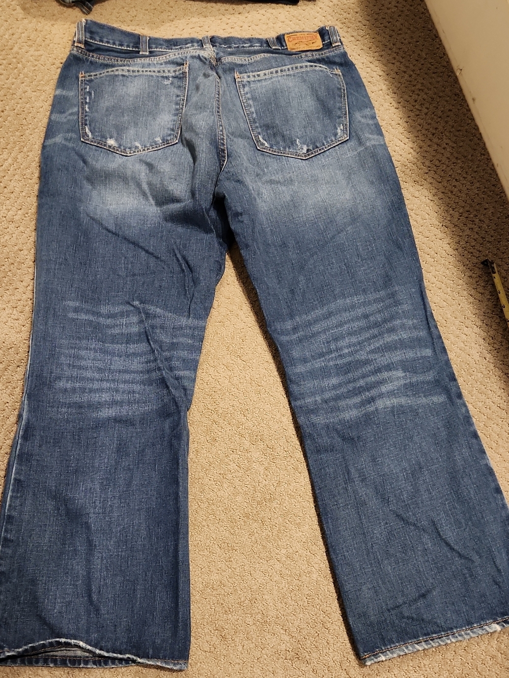 NEW CREMIEUX Men's Blue Denim Jeans - Classic  Bootcut 38x30
